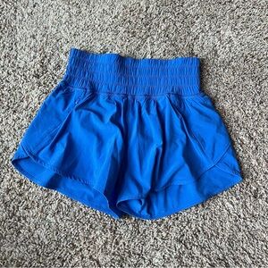 [SOLD] Bright Blue TNA Action Running Shorts